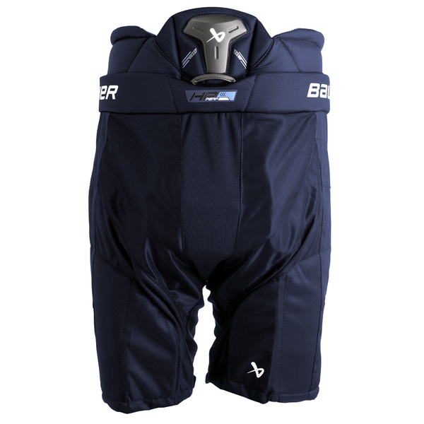 BAUER Performance S24 MTO senior ice hockey pants in navy – rear view