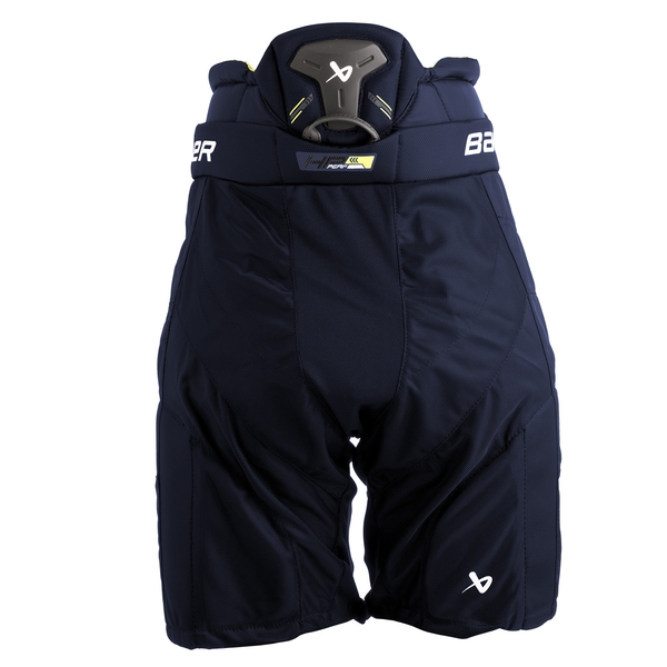 BAUER Performance S24 MTO Ice Hockey Pants Junior Navy Rear View BAUER Performance S24 MTO junior ice hockey pants in navy – rear view