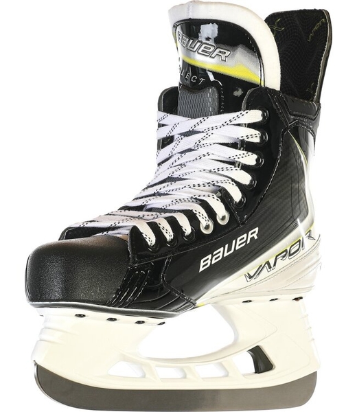 BAUER Vapor Select Senior Eishockeyschlittschuh Vorderansicht rechts BAUER Vapor Select Senior Eishockeyschlittschuh – vordere Dreiviertelansicht von rechts