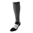 BAUER S25 Cut Resistant Schlittschuhsocke Vorderansicht Lange BAUER S25 Cut Resistant Senior Schlittschuhsocke in Grau Schwarz Weiß – Vorderansicht