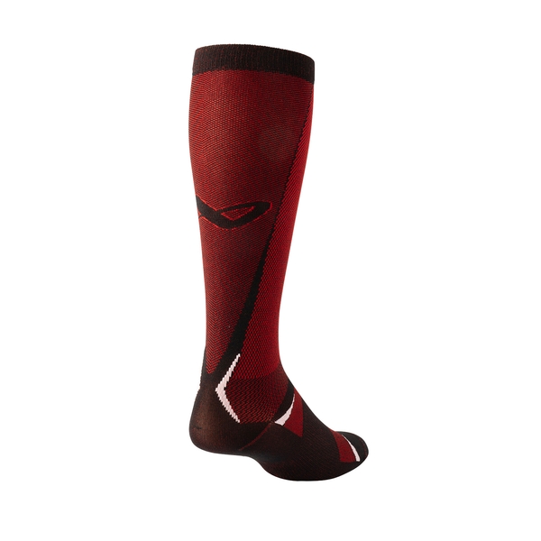 Lange BAUER S25 Vapor Pro Senior Schlittschuhsocke in Rot Schwarz – Rückansicht