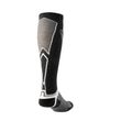 BAUER S25 Supreme Pro Schlittschuhsocke Rückansicht Lange BAUER S25 Supreme Pro Senior Schlittschuhsocke in Schwarz Weiß Grau – Rückansicht