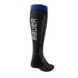 BAUER S25 Performance Schlittschuhsocken Senior lang Schwarz Blau Rückansicht BAUER S25 Performance Schlittschuhsocke Schwarz Blau von hinten