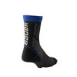 BAUER S25 Performance Schlittschuhsocken Senior kurz Schwarz Blau Rückansicht BAUER S25 Performance Low Schlittschuhsocke Schwarz Blau von hinten