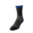 BAUER S25 Performance Schlittschuhsocken Senior kurz Schwarz Blau Vorderansicht BAUER S25 Performance Low Schlittschuhsocke Schwarz Blau von vorne