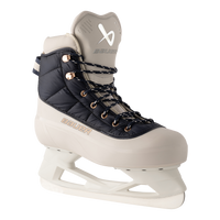 BAUER S25 Radiant Heated Skate Senior Front View with Light BAUER Radiant Heated Senior recreational skate with illuminated tongue logo
