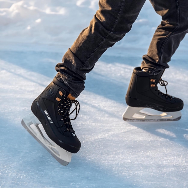 BAUER Colorado 2.0 Senior recreational ice skates in use on outdoor ice