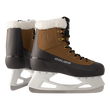 Pair of BAUER Whistler 2.0 Junior recreational ice skates in Brown and Black