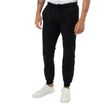 BAUER FLC Core Woven Jogger Senior Black – Front View Black BAUER FLC Core Home Ice Woven Jogger Senior worn by model, front view