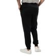 BAUER FLC Core Knit Jogger Senior in black, worn in the rear view