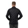 Schwarze BAUER FLC Core Hybrid Jacke Senior mit gestepptem Rückenbereich von hinten