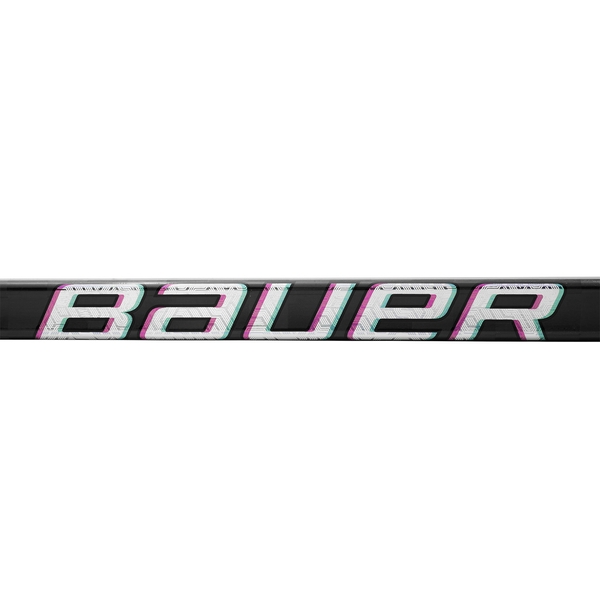Seitlicher BAUER Schriftzug am PROTO2 Black Grip Schaft