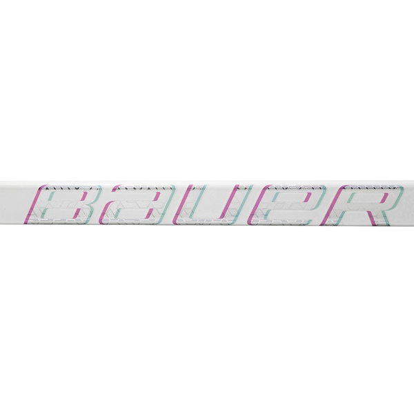 BAUER Schriftzug am weißen PROTO2 Light-Mode-Schaft