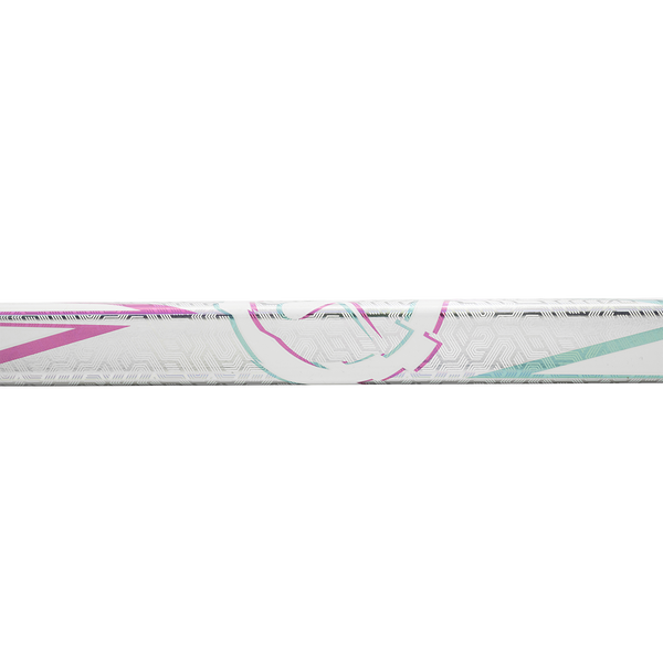 Neutrale Detailansicht der Light-Mode-Grafik am BAUER PROTO2 White Schaft
