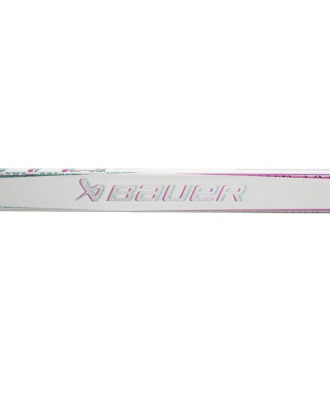 BAUER PROTO2 Grip Junior hockey stick 50 flex 54 inch White – BAUER shaft logo detail