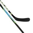 BAUER S25 X Series Grip Eishockeyschläger Junior 40 Flex mit schwarz-grün-blauem Schaft- und Schaufeldetail
