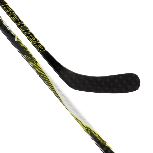 BAUER S25 Vapor Grip Eishockeyschläger Tyke 10 Flex mit gelbem Schaft- und Schaufeldetail
