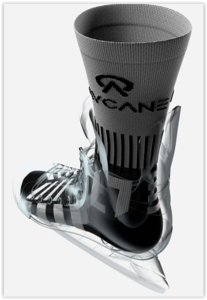 Aycane Powerlight Mid Skate Socken 074 – Produktansicht 3