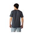 Navyfarbenes BAUER S26 Core Graphic T-Shirt Senior am Model – Rückansicht