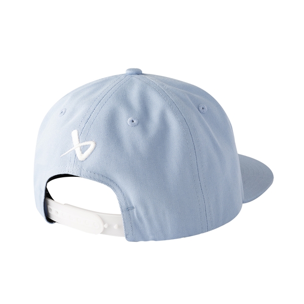 BAUER S26 Hockey Co. Snapback Cap Senior Light Blue Rear View BAUER S26 Hockey Co. Flat Brim Snapback Cap Senior in light blue with snapback closure