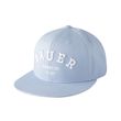 BAUER S26 Hockey Co. Snapback Cap Senior Light Blue Front View BAUER S26 Hockey Co. Flat Brim Snapback Cap Senior in light blue from the front