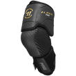 Warrior Alpha Pro Senior Ellenbogenschoner in Schwarz, Vorderansicht