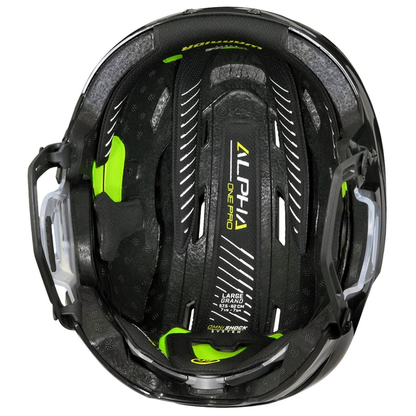 Warrior Universal Zubehör Alpha One PRO Helm Innenpolster schwarz Einheitsgröße – Produktansicht 1