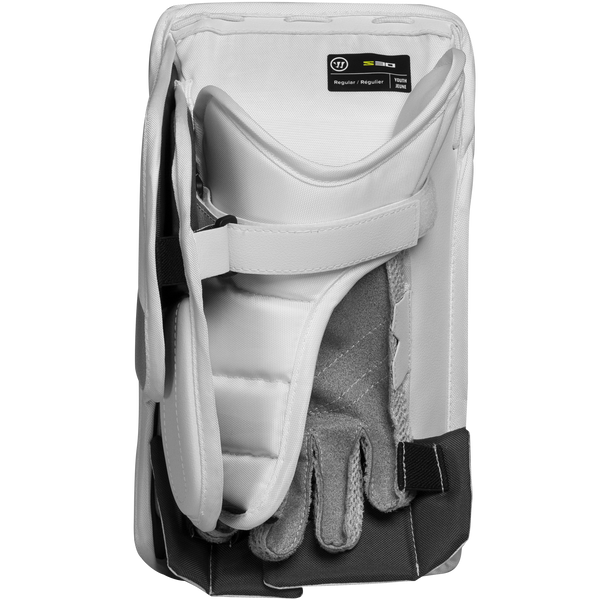Warrior Youth Torwartausrüstung Alpha Surge S30 Stockhand weiß/silber Full-Right – Produktansicht 3