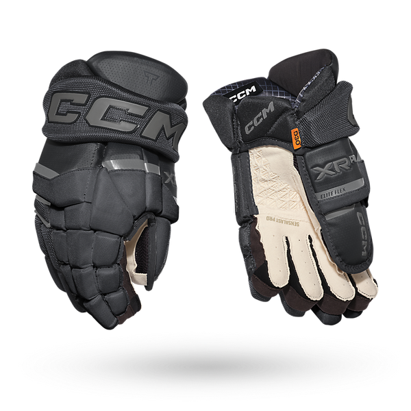 CCM TACKS XR PRO Handschuhe Junior in Schwarz-Graphit