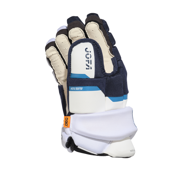 CCM JOFA 2026 Eishockeyhandschuhe Senior White/Navy – Handfläche und Flexmotion-Manschette CCM JOFA 2026 Eishockeyhandschuhe Senior White/Navy Handfläche und Flexmotion-Manschette