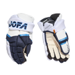 CCM JOFA 2026 Eishockeyhandschuhe Senior White/Navy – Hauptansicht CCM JOFA 2026 Eishockeyhandschuhe Senior White/Navy Hauptansicht