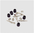 CCM XS HOLDER SPARE Eishockey Schlittschuhe Ersatzteile - 5er Pack Zubehör für Kufenhalter Produktbild 1