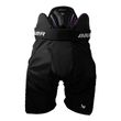 Black BAUER Vapor FLY-G girls' hockey pants shown from the rear