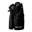 Black BAUER Vapor FLY-G girls' hockey pants shown from the front