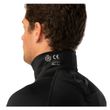 Detail des BNQ- und CE-gekennzeichneten DuPont-Kevlar-Halskragens am BAUER BodyGuard Pro