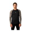 BAUER S26 Performance Baselayer Oberteil Senior in Schwarz/Grau am Model – Vorderansicht