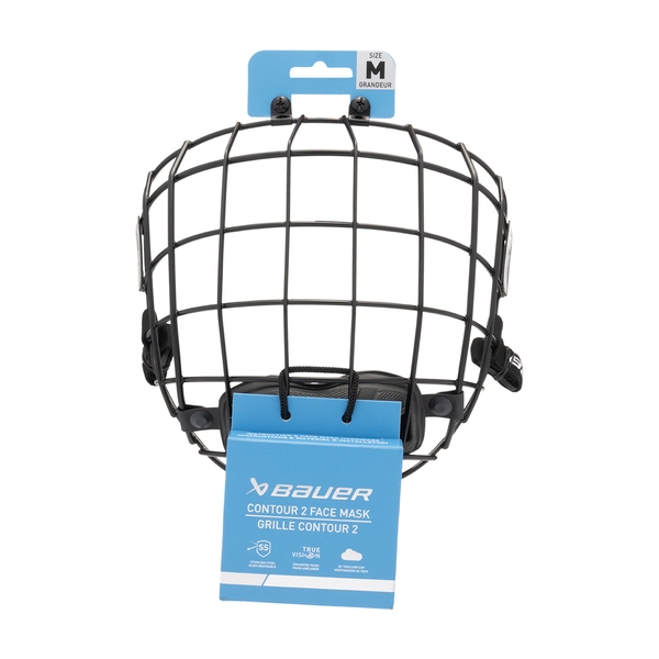 BAUER S26 Contour 2 Facemask Packaging View BAUER S26 Contour 2 Facemask in its original packaging