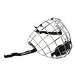 BAUER Contour Chrome stainless-steel facemask S26 with chin cup – side view