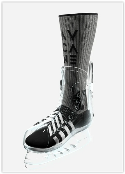 Aycane A-SHIELD Grip Skate Socks 157 – Produktansicht 6