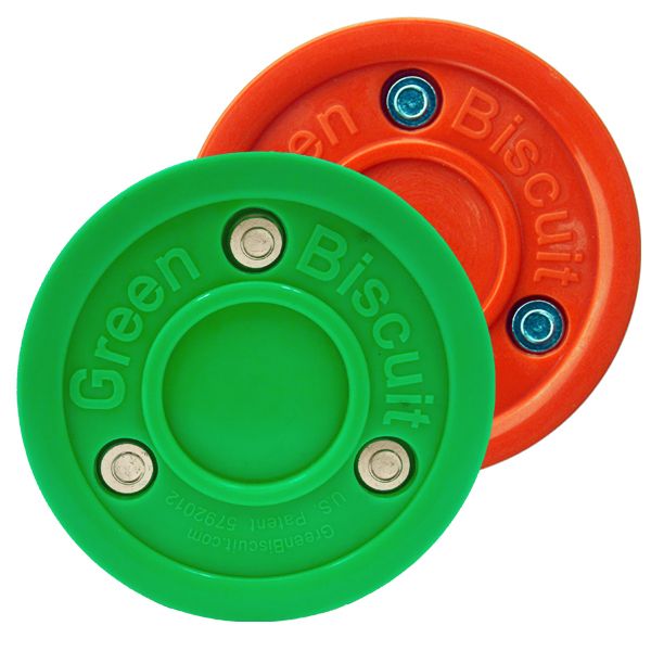 Green Biscuit orange und grüne Off-Ice Trainingspucks