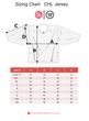 CHL Jersey Size Chart CHL jersey size chart with measurements in centimetres