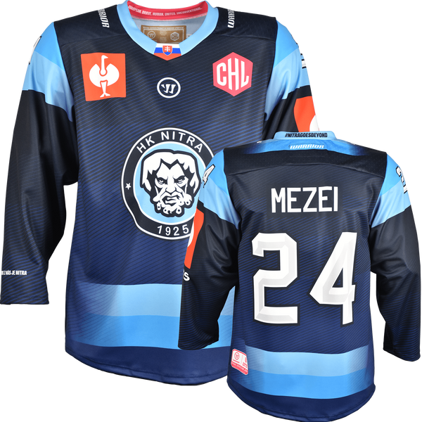 HK Nitra CHL home fan jersey front and back view