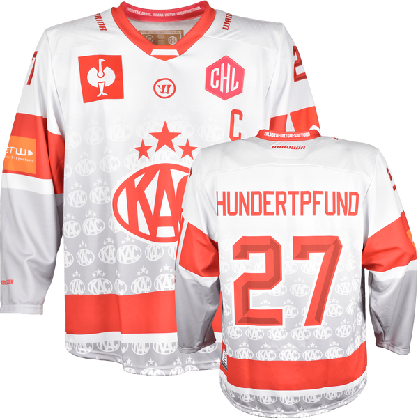 KAC Klagenfurt CHL Fantrikot Away Vorder- und Rückansicht