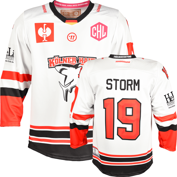 Kölner Haie CHL Fantrikot Away Vorder- und Rückansicht