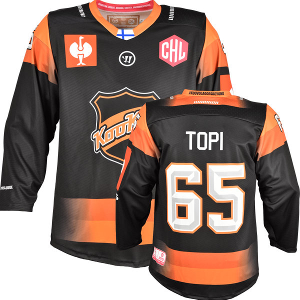 KooKoo Kouvola CHL Fantrikot 2026/27 Home KooKoo Kouvola CHL Fantrikot Home Vorder- und Rückansicht