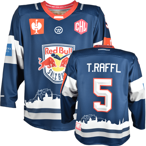 Red Bull Salzburg CHL Fantrikot Away Vorder- und Rückansicht