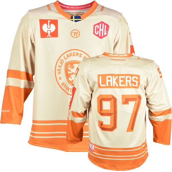 Växjö Lakers CHL Fantrikot 2026/27 Home Växjö Lakers CHL Fantrikot Home Vorder- und Rückansicht