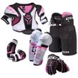 Barbie x CCM Schutzset Youth – Ansicht 1 Barbie x CCM Youth Schutzset Produktbild 1