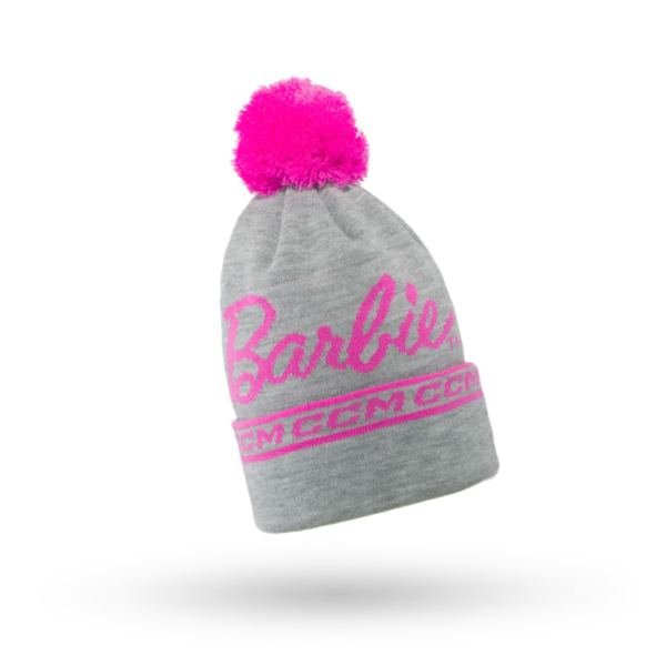 Barbie x CCM Bommelmütze Youth Grau Barbie x CCM Bommelmütze Youth Grau Produktbild