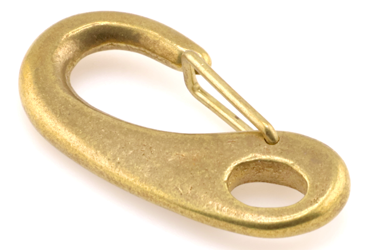 Leathercraft Hardware Heavy Duty Brass Spring Link for Leather